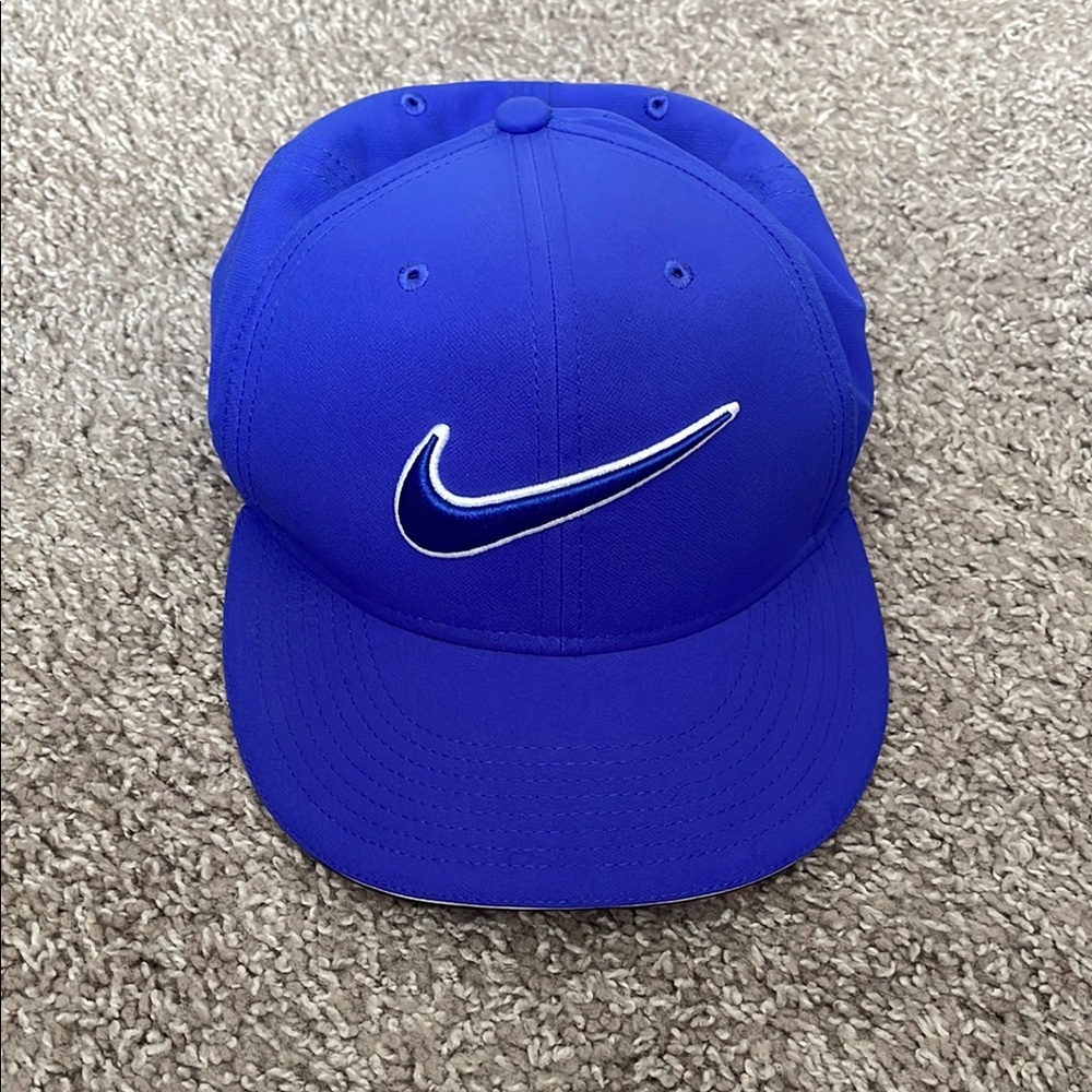 NWOT Nike Royal Blue Cap with Logo